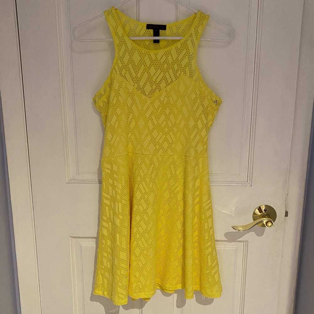 Material Girl Yellow Dress